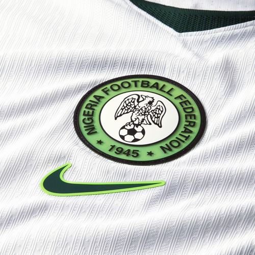 Maglietta da calcio da uomo Nike Nigeria 2026/27 Match Away white/green glow/black