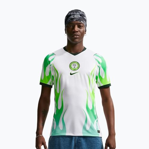 Maglietta da calcio da uomo Nike Nigeria 2026 Stadium Away white/green glow/black