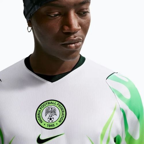 Maglietta da calcio da uomo Nike Nigeria 2026 Stadium Away white/green glow/black