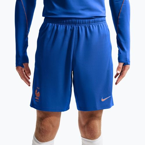 Pantaloncini da calcio da uomo Nike FFF Strike game royal/metallic copper