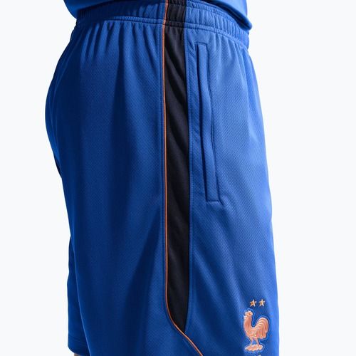 Pantaloncini da calcio da uomo Nike FFF Strike game royal/metallic copper