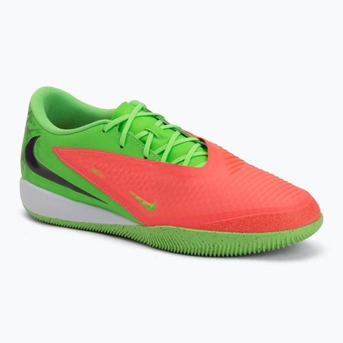 Scarpe da calcio da uomo Nike Phantom 6 Low Academy Erling Haaland IN hot punch/green strike/black