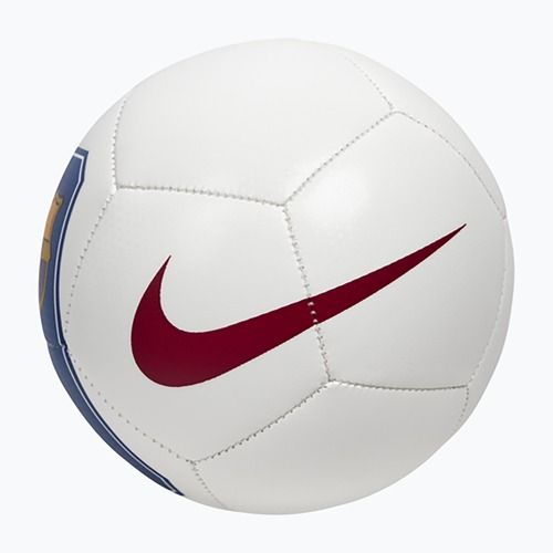 Pallone da mini calcio Nike Skills FC Barcelona white/cardinal red size 1