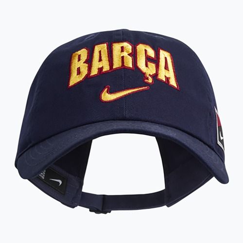 Cappellino con visiera da bambino Nike FC Barcelona Club Cotton blackened blue