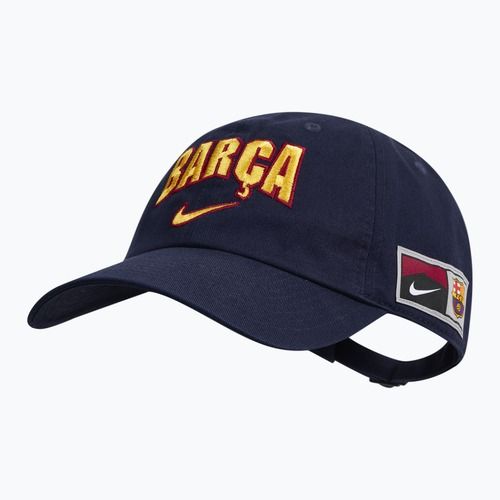 Cappellino con visiera Nike FC Barcelona Club Cotton blackened blue