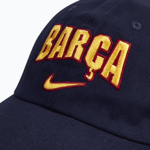 Cappellino con visiera Nike FC Barcelona Club Cotton blackened blue