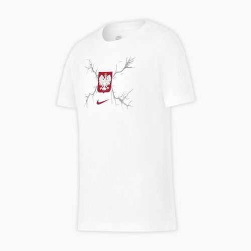 Maglietta da calcio per bambini Nike Graphic Poland bianca