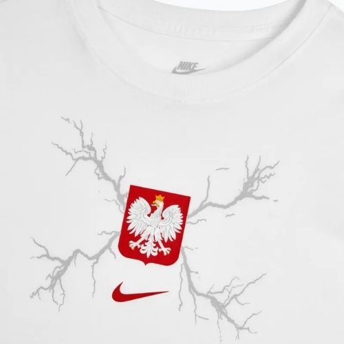 Maglietta da calcio per bambini Nike Graphic Poland bianca