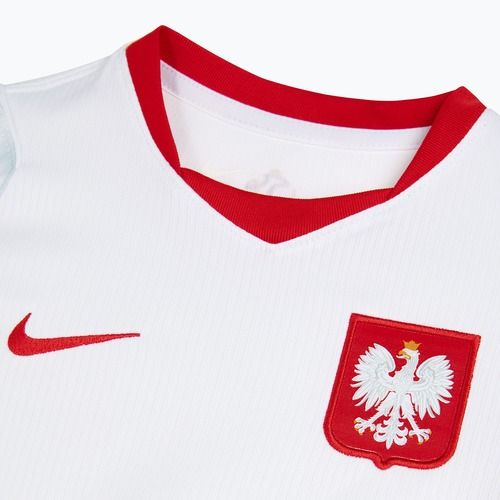 Completo da calcio per bambini Nike Dri-Fit Poland Stadium Home Kit white/field silver