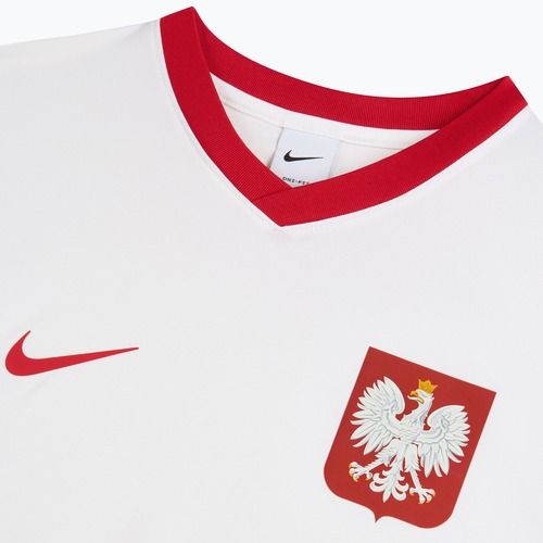 Maglietta da calcio da uomo Nike Dri-Fit Poland Home 2026 white/field silver