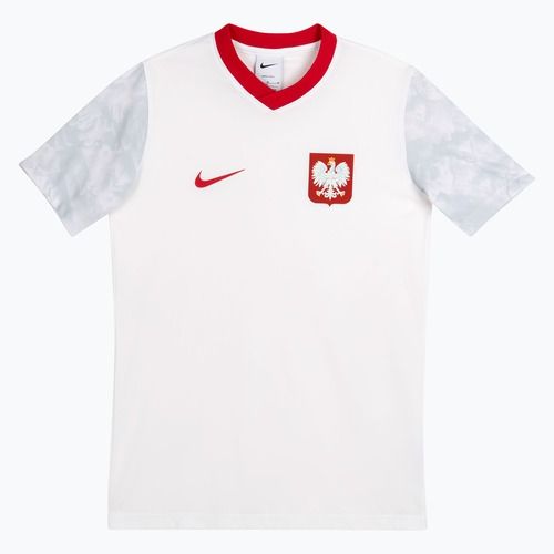 Maglietta da calcio per bambini Nike Dri-Fit Poland Home 2026 white/field silver