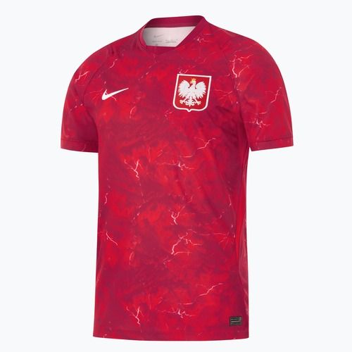 Maglietta da calcio da uomo Nike Dri-Fit Poland Stadium Away 2026 noble red/sport red