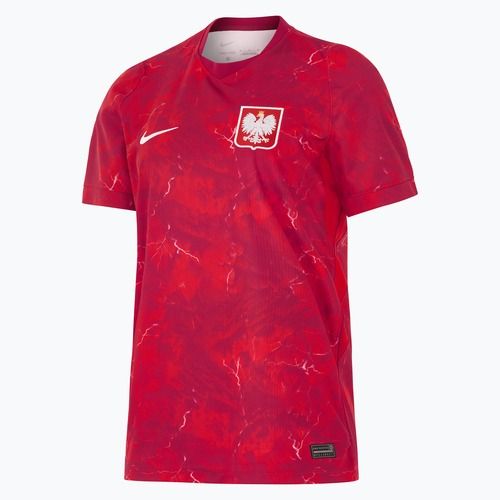 Maglietta da calcio da donna Nike Dri-Fit Poland Stadium Away 2026 noble red/sport red