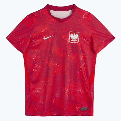 Maglietta da calcio da donna Nike Dri-Fit Poland Stadium Away 2026 noble red/sport red