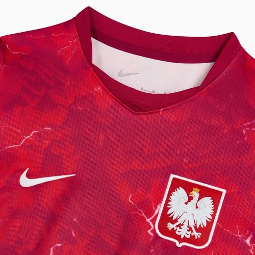 Maglietta da calcio da donna Nike Dri-Fit Poland Stadium Away 2026 noble red/sport red