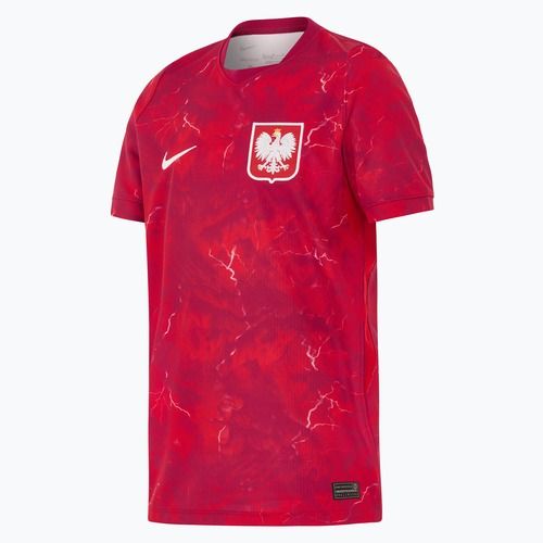 Maglietta da calcio per bambini Nike Dri-Fit Poland Stadium Away 2026 noble red/sport red