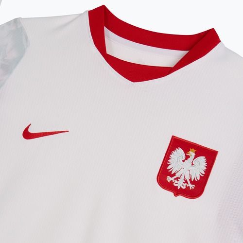 Maglietta da calcio da donna Nike Dri-Fit Poland Stadium Home 2026 white/field silver