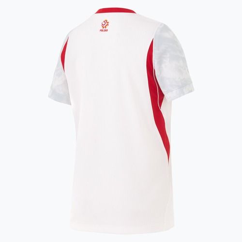 Maglietta da calcio per bambini Nike Dri-Fit Poland Stadium Home 2026 white/field silver