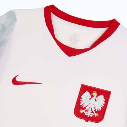 Maglietta da calcio per bambini Nike Dri-Fit Poland Stadium Home 2026 white/field silver