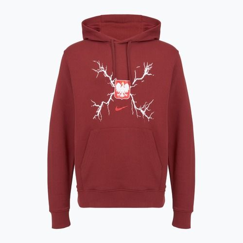 Felpa da uomo Nike Pullover Hoodie team red