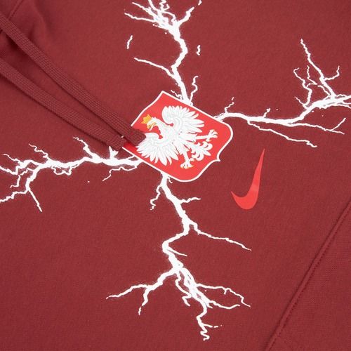 Felpa da uomo Nike Pullover Hoodie team red