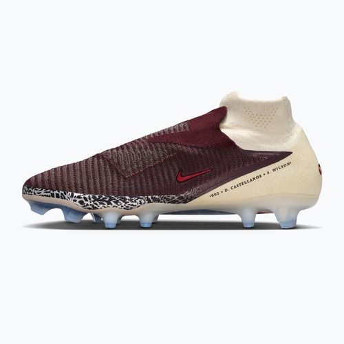 Scarpe da calcio da uomo Nike United Phantom 6 High Elite FG burgundy crush/fossil/university red