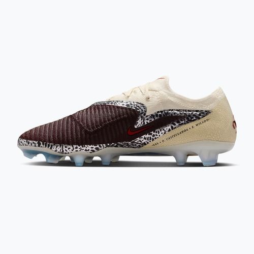 Scarpe da calcio da uomo Nike United Phantom 6 Low Elite FG burgundy crush/fossil/university red
