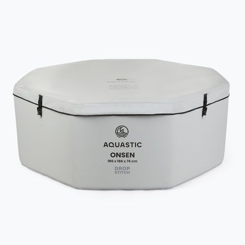 Piscina gonfiabile AQUASTIC ONSEN drop stitch 1400 l 186 cm grigia