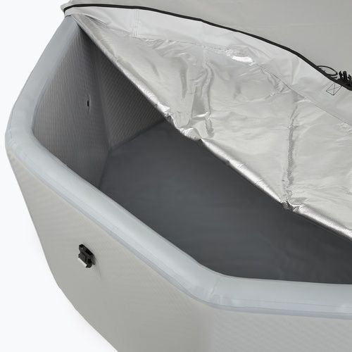 Piscina gonfiabile AQUASTIC ONSEN drop stitch 1400 l 186 cm grigia