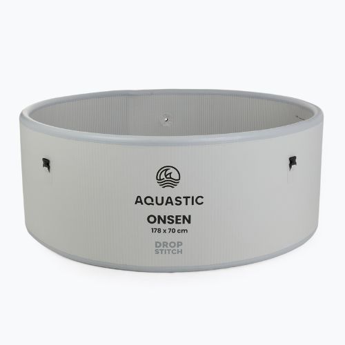 Piscina gonfiabile AQUASTIC ONSEN drop stitch 1200 l 178 cm grigia