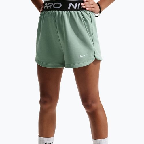 Pantaloncini da bambino Nike Pro Fleece Dri-Fit steam/steam/black/white