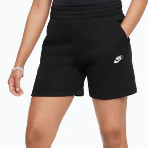 Pantaloncini da bambino Nike Sportswear Club Fleece nero/nero/bianco