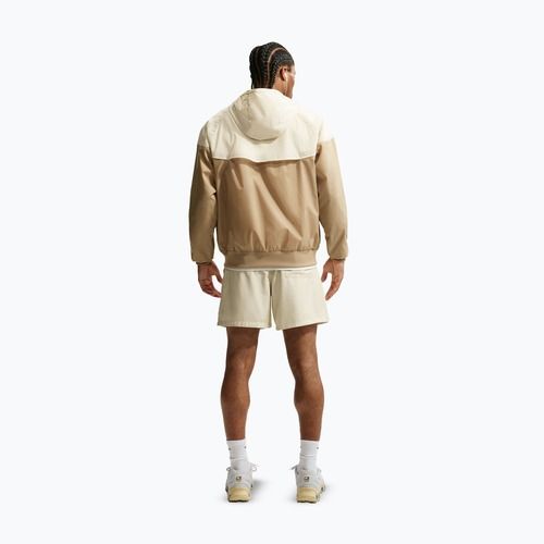 Giacca uomo Nike Sportswear Windrunner parachute beige/light khaki/white