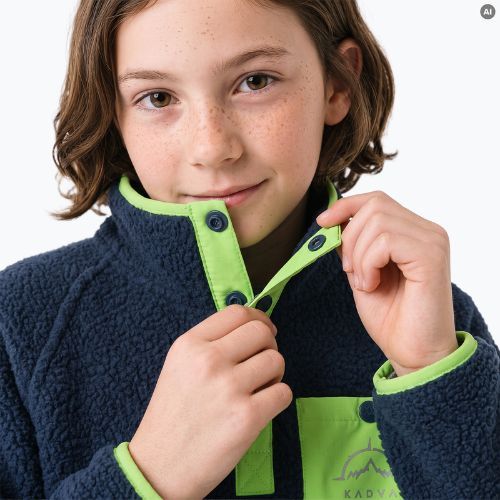 Felpa in pile per bambini KADVA RODIA JR blu