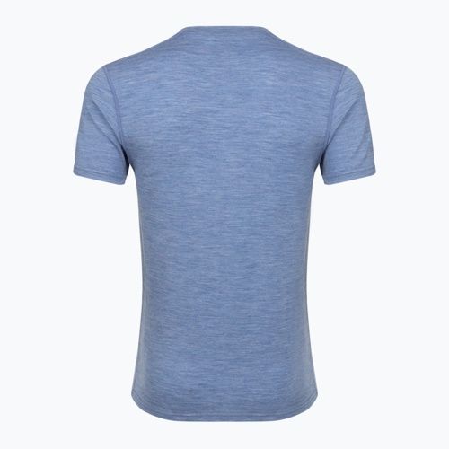 Maglia termica da uomo WOOLCANO Merino 100% TEE0546 blue