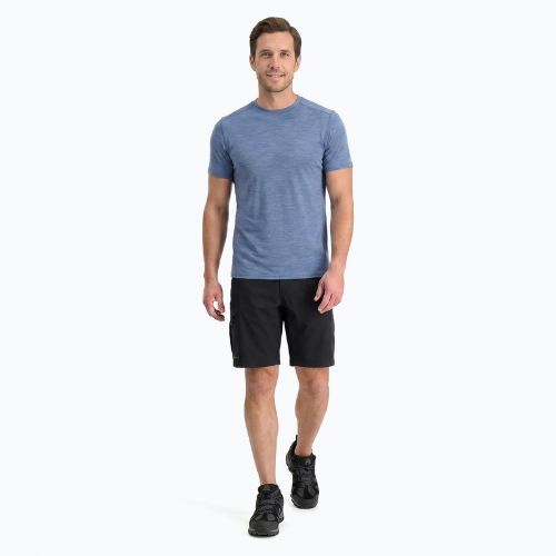 Maglietta termica da uomo WOOLCANO Merino 100% TEE0546 blu