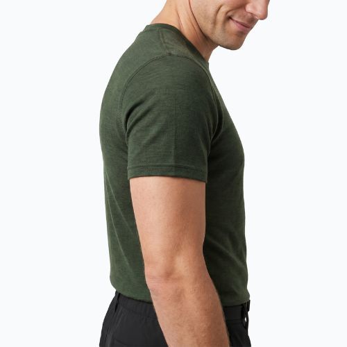 Maglietta termica da uomo WOOLCANO Merino 100% TEE0546 verde