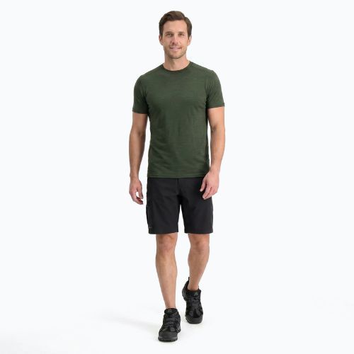 Maglietta termica da uomo WOOLCANO Merino 100% TEE0546 verde