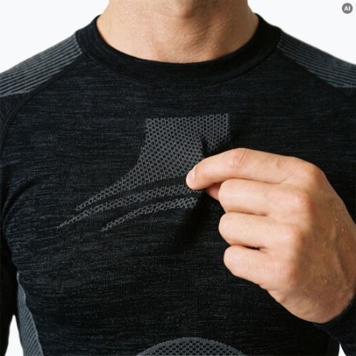 Completo intimo termico da uomo Woolcano SET1089 Czarny