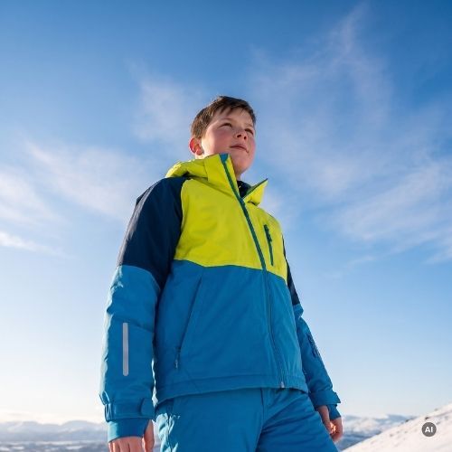Completo da sci per bambini KADVA Blizzy JR blu navy