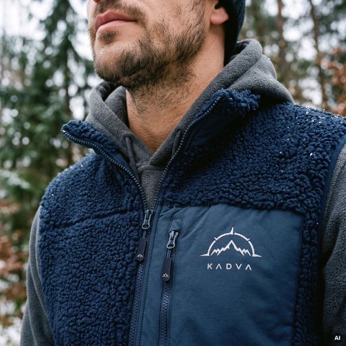 Gilet da uomo KADVA RODVIK VEST blu navy