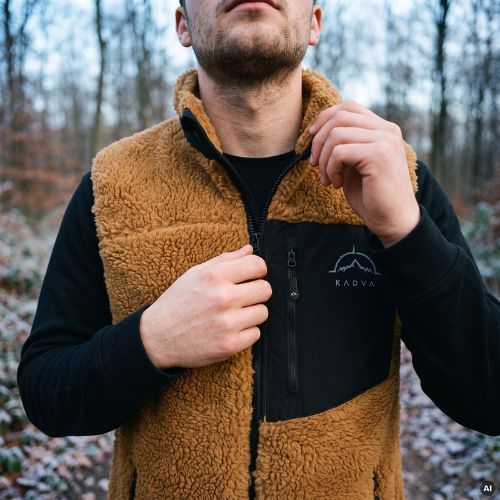 Gilet da uomo KADVA RODVIK VEST marrone