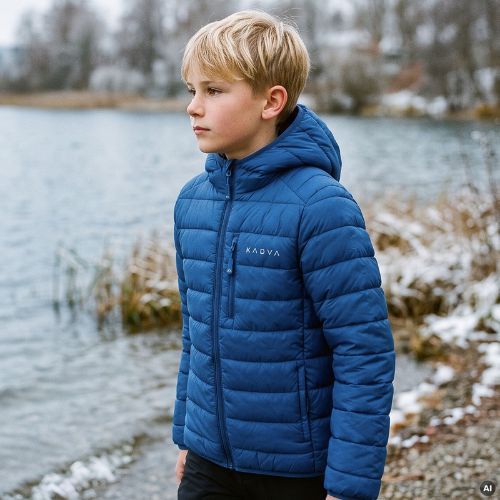 Giacca imbottita per bambini KADVA Canyon JRB blu