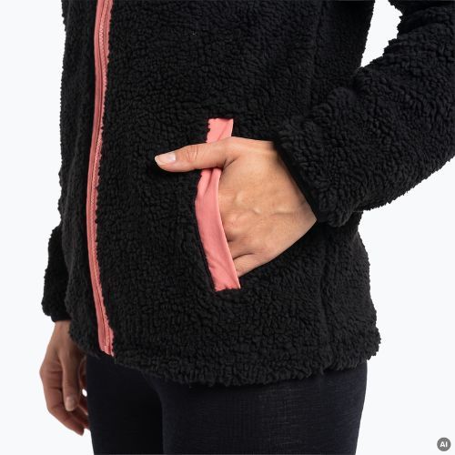 Felpa in pile da donna KADVA Rodvik WMNS nera