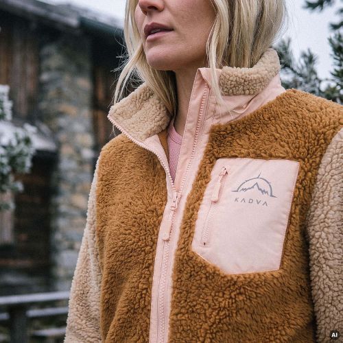 Felpa in pile da donna KADVA Rodvik WMNS beige