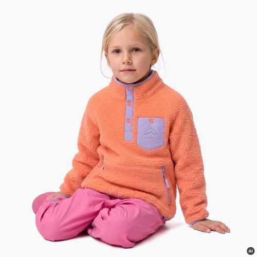 Felpa in pile per bambini KADVA RODIA KDG arancione
