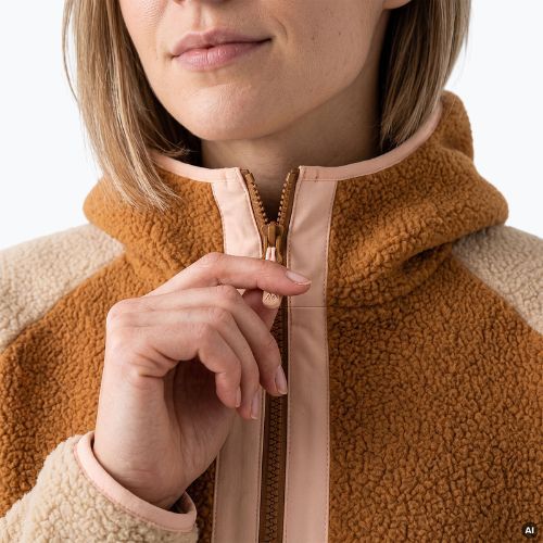 Felpa in pile da donna KADVA RODIA WMNS beige