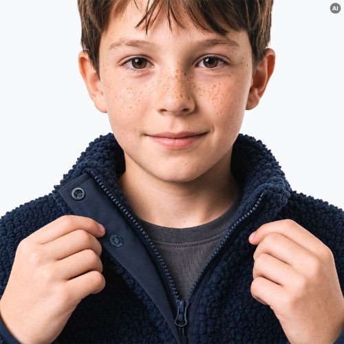 Felpa in pile per bambini KADVA Rodvik JR blu navy