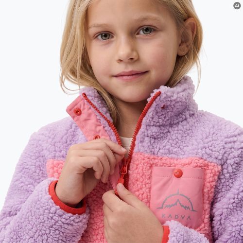 Felpa in pile per bambini KADVA RODVIK KDG rosa