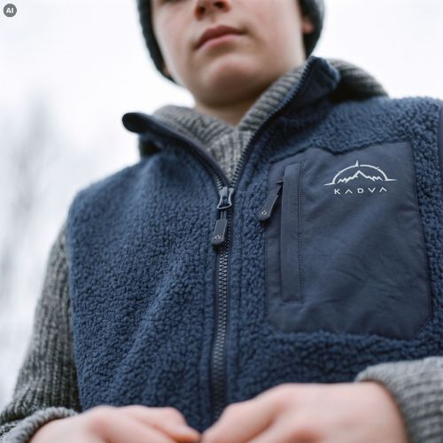 Gilet per bambini KADVA RODVIK VEST blu navy